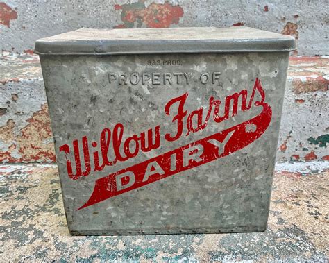 vintage milk boxes